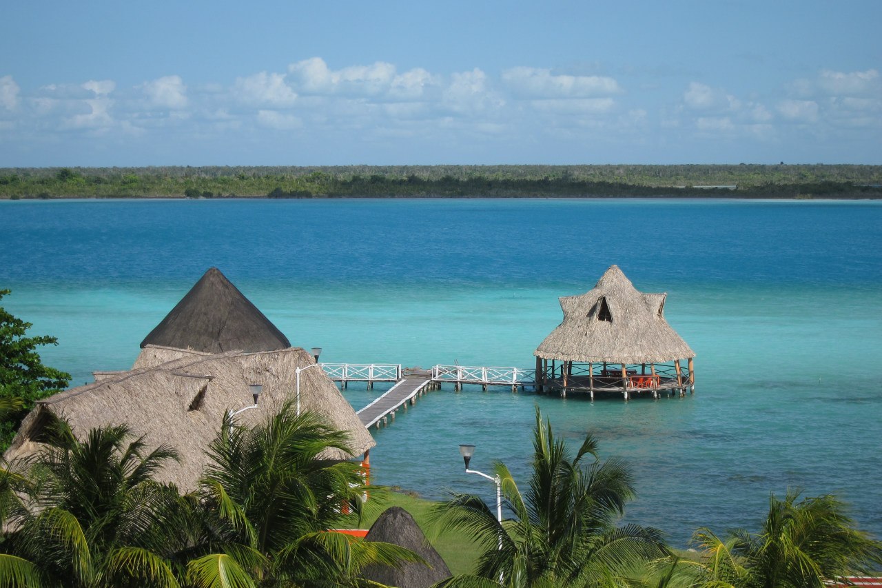 canoe trip scenery for Bacalar Lagoon Paddle near Quintana Roo