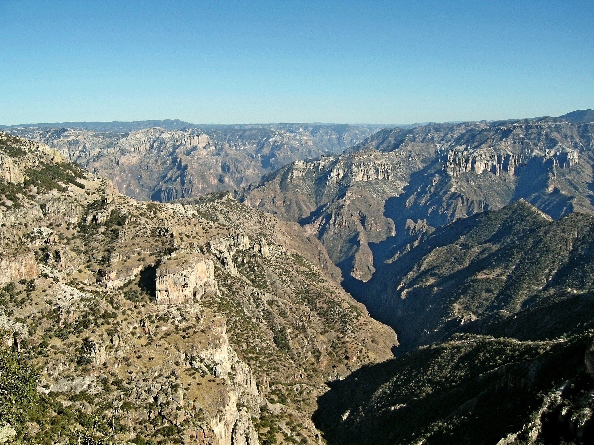 hike scenery for Copper Canyon Rim Walk near Chihuahua