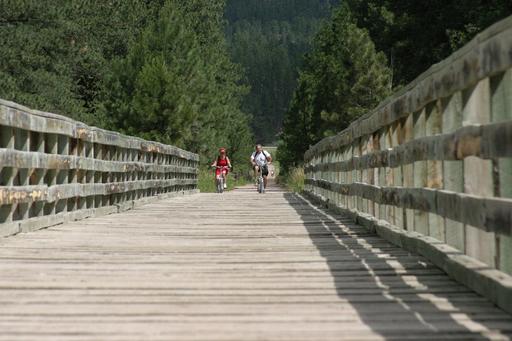 bike ride scenery for Mickelson Trail near South Dakota